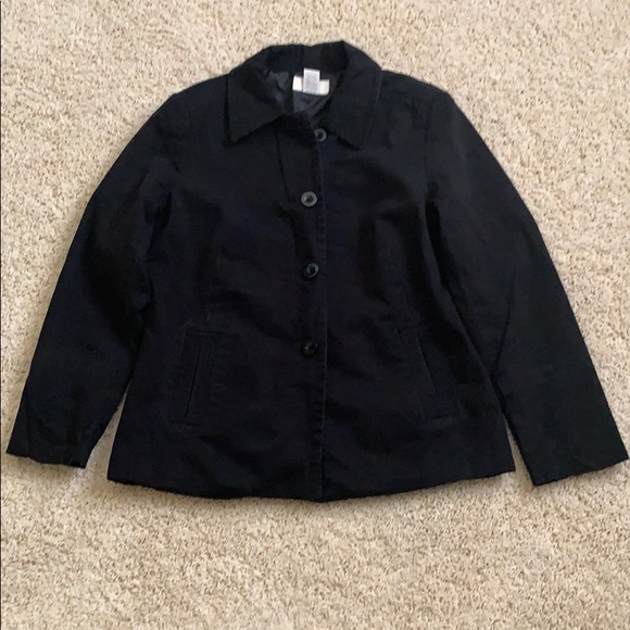 LARGE Merona Black Coat - Picture 5 of 5